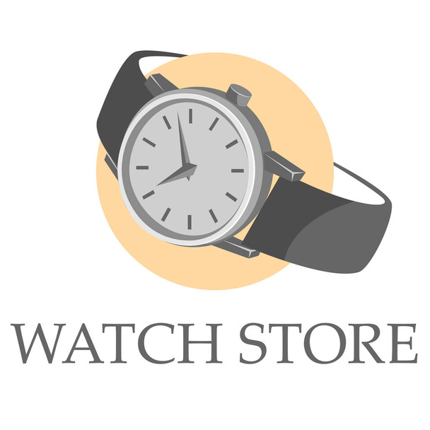 Watch store logosu - Vektör, Görsel
