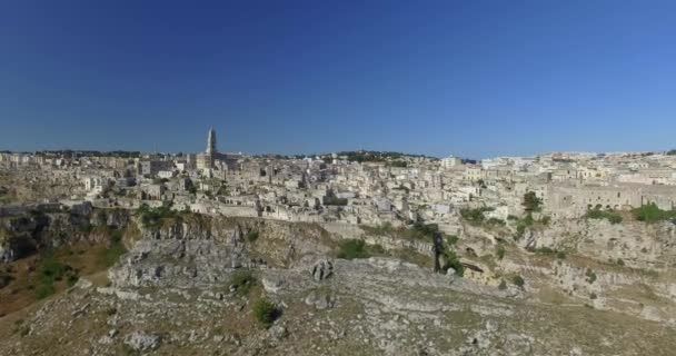 Vista aérea de Matera, Italia
 - Metraje, vídeo