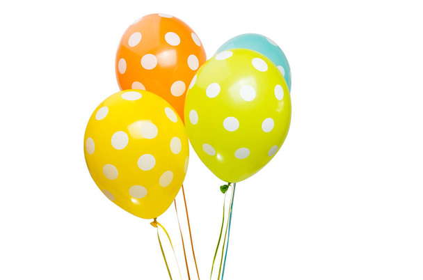 Kleurrijke ballonnen geïsoleerd - Foto, afbeelding
