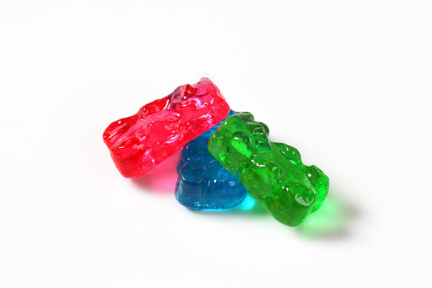 Fruit flavored gummy bears - Photo, Image