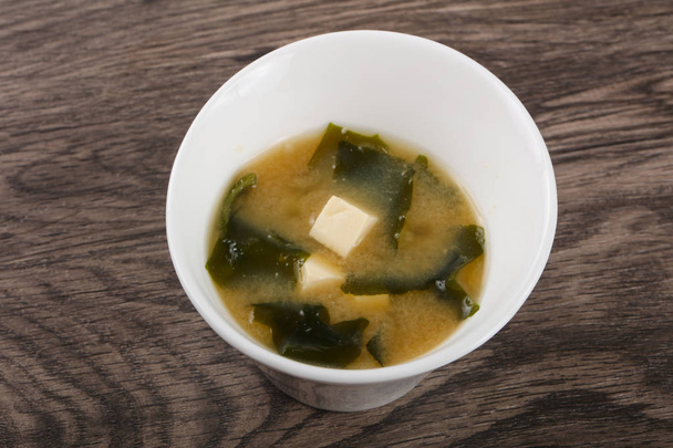 Japonská tradiční Miso polévka - Fotografie, Obrázek