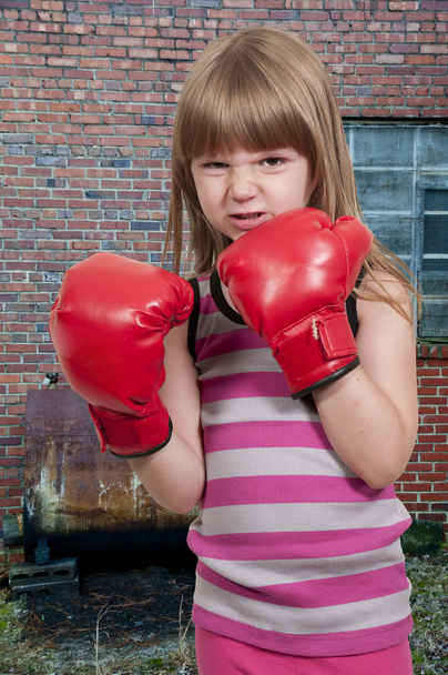 meisje bokser - Foto, afbeelding