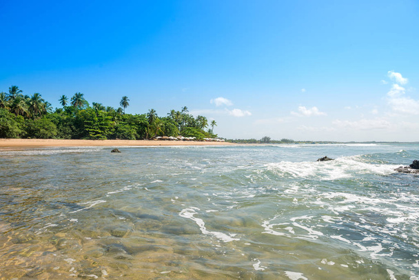 Landscapes of the beach at the  peninsula de Marau in Bahia Brazil - Photo, Image