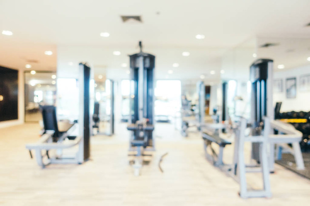 Abstract blur and defocused gym and fitness room - Photo, Image