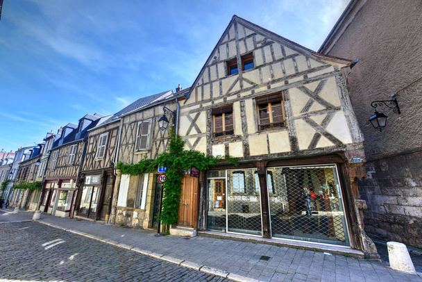 Rue Bourbonnoux - Bourges, France - Fotoğraf, Görsel