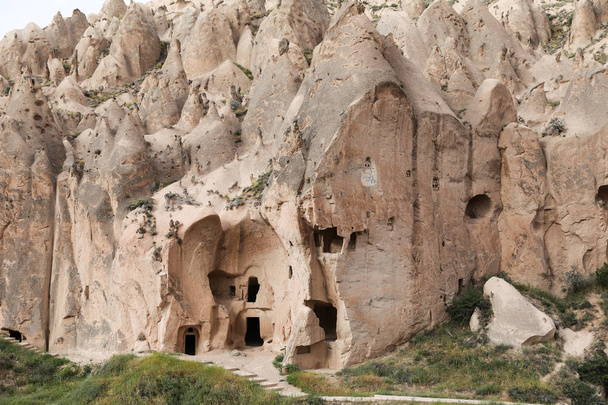 Formacje skalne w Kapadocja doliny, Cappadocia - Zdjęcie, obraz