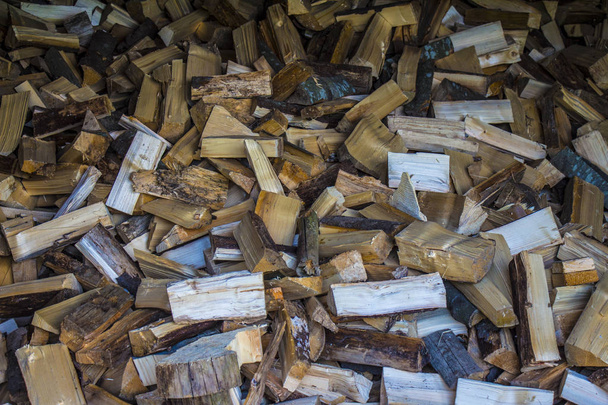 firewood pile background - Photo, Image