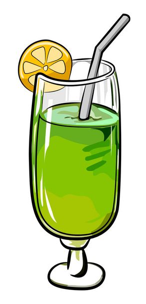 Cartoon image of Cocktail Icon. Glass symbol - Vektori, kuva