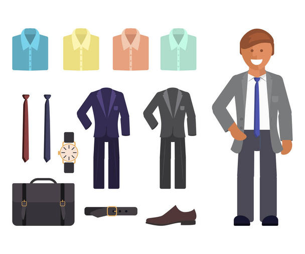 Инфографика бизнес-дресс-кода
 - Вектор,изображение