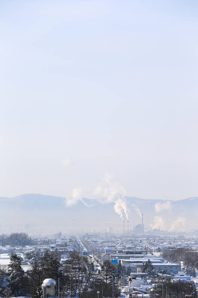 landschap in asahikawa hokkaido - Foto, afbeelding
