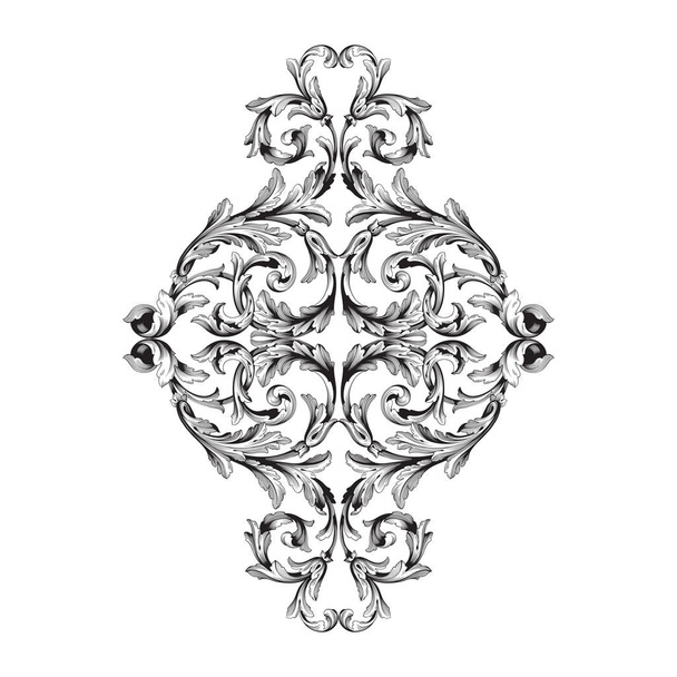 Vintage barok vector-elementen - Vector, afbeelding