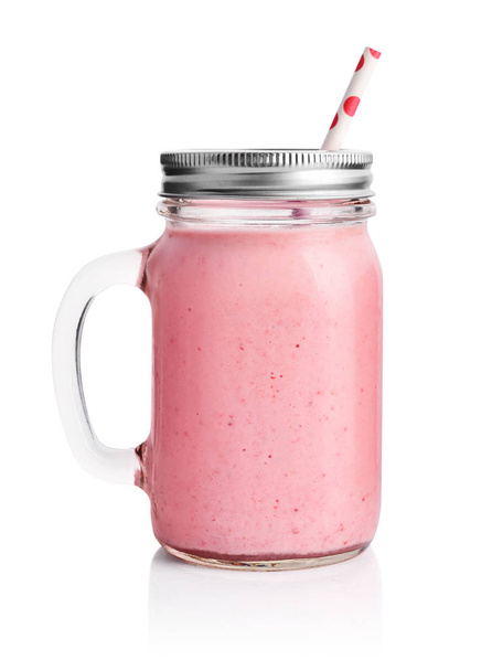 Healthy pink smoothie - Φωτογραφία, εικόνα