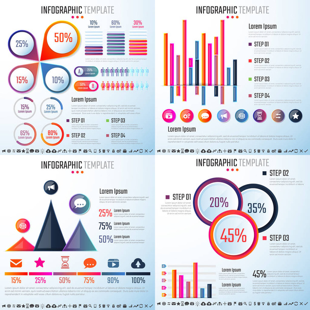 Infographics Design Template - Vector, Image
