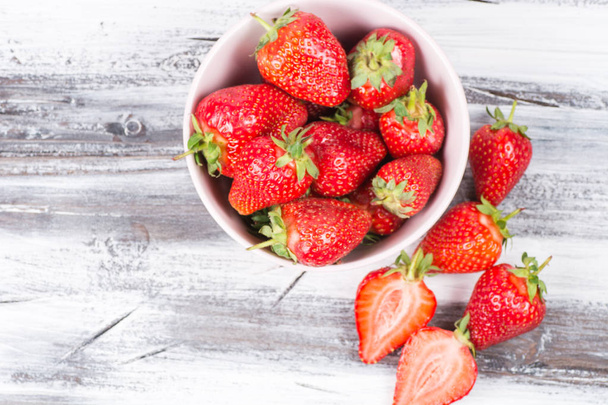 strawberries on wooden - Fotografie, Obrázek