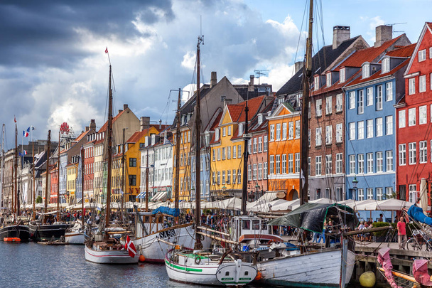 COPENHAGEN, DENMARK, July 2017. Copenhagen is the Capital City o - 写真・画像