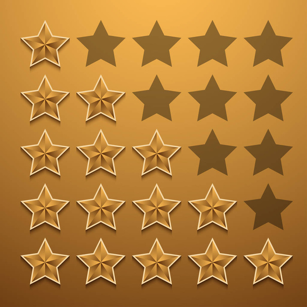 Vettoriale stella moderna rating impostato sfondo
 - Vettoriali, immagini