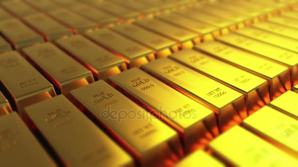4k lingotes de oro barras de oro riqueza de tesorería comercio de bienes financieros de lujo Ingot
. - Imágenes, Vídeo