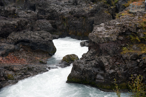 Iceland - The West - Barnafoss Waterfall - Foto, Imagen