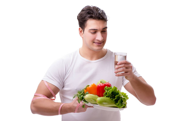 Mann in gesundem Ernährungskonzept - Foto, Bild