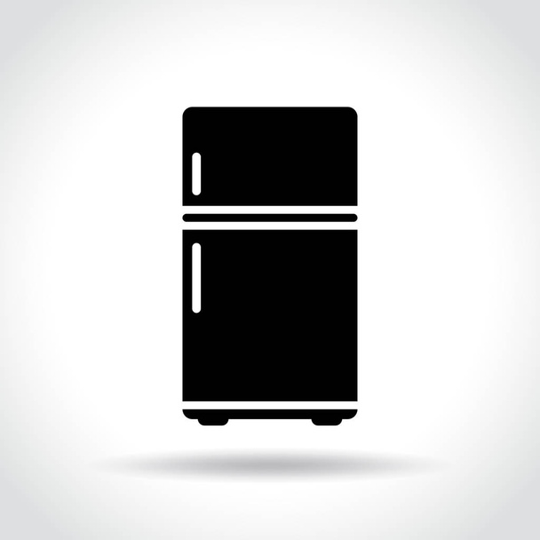 icona del frigorifero su sfondo bianco
 - Vettoriali, immagini