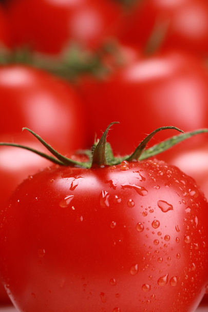 Fresh tomato with water drops - Фото, зображення