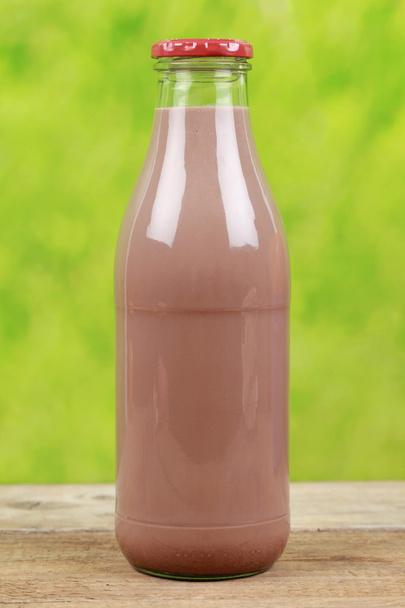 Chocolate drink in a bottle - Photo, image