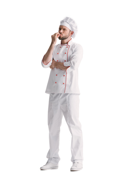 chef showing okay sign - Foto, Imagem