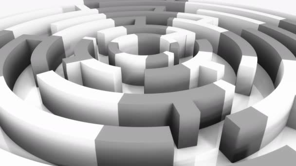 4k mosaici rotanti labirinto modello, astratto business & sfondo tecnologico
. - Filmati, video
