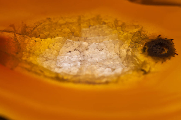 Macro estremo di marrone fetta di agata minerale, sfondo astratto
 - Foto, immagini