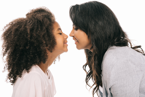 happy african american mother and daughter - Photo, Image