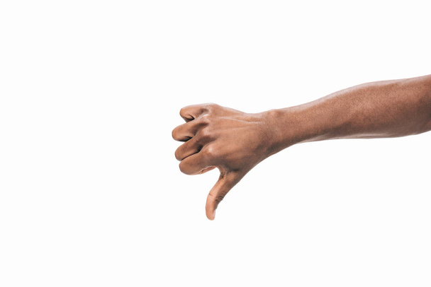 mão mostrando polegar para baixo - Foto, Imagem