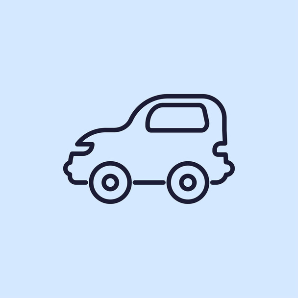 car line icon - Vector, Imagen