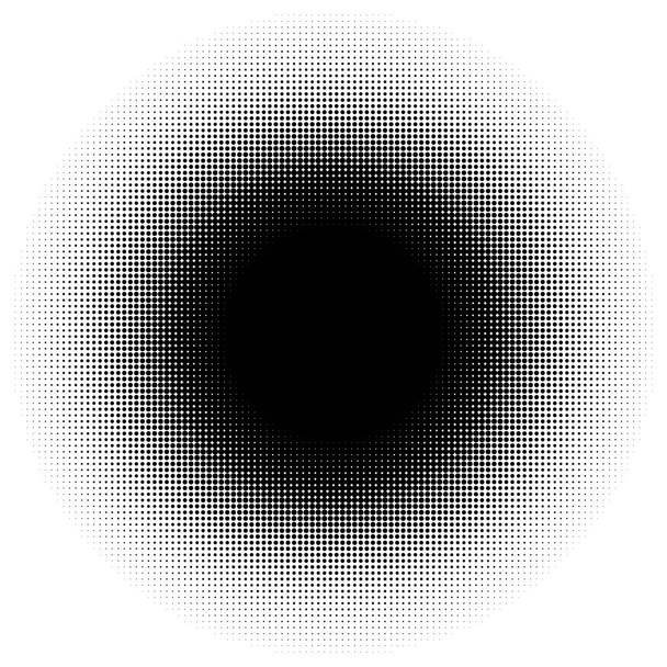 Kreisförmiges Halbtonelement - Vektor, Bild