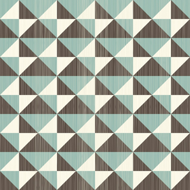 seamless retro abstract pattern in blue grey and brown - Wektor, obraz
