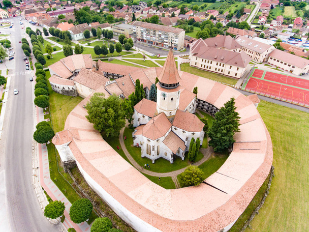 Brasov Transilvanya 'daki Prejmer Kilisesi güçlendirildi - Fotoğraf, Görsel