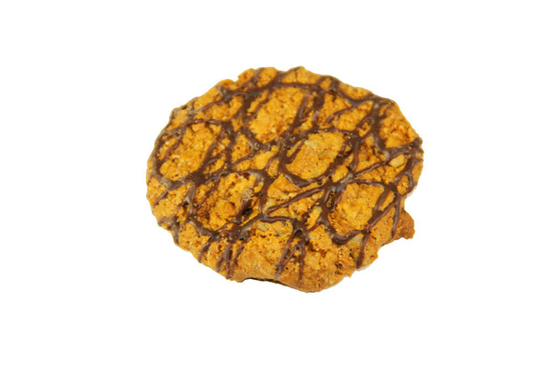 cioccolato chip cookie isolato su sfondo bianco - Foto, immagini