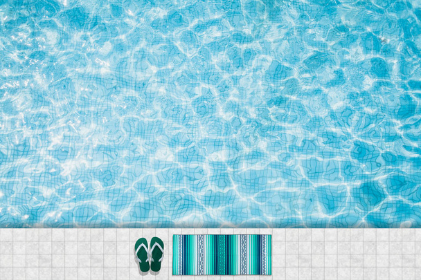 μπλε πισίνα - Φωτογραφία, εικόνα