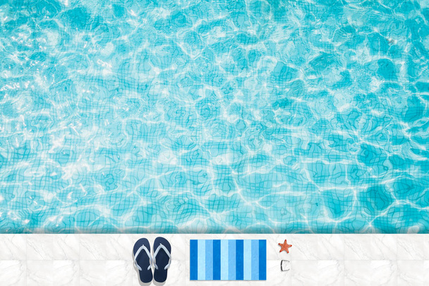 μπλε πισίνα - Φωτογραφία, εικόνα