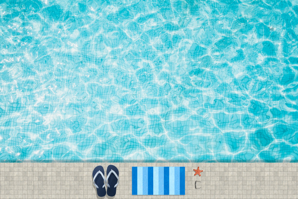 Blue swimming pool - Photo, Image