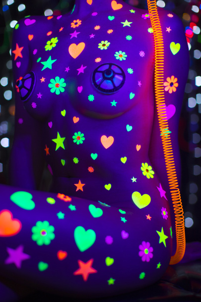 hehku uv neon seksikäs disko naaras cyber nukke robotti sähköisen lelu
 - Valokuva, kuva