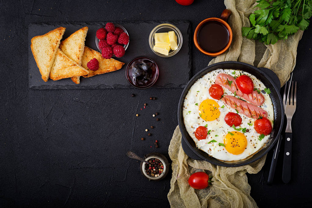 Tasty english breakfast  - Foto, Bild