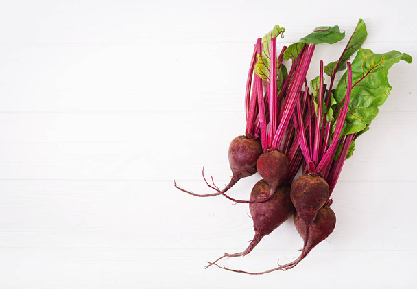 Young beetroots with a tops - Photo, Image