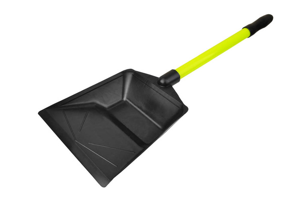 Green and black dustpan - Photo, Image