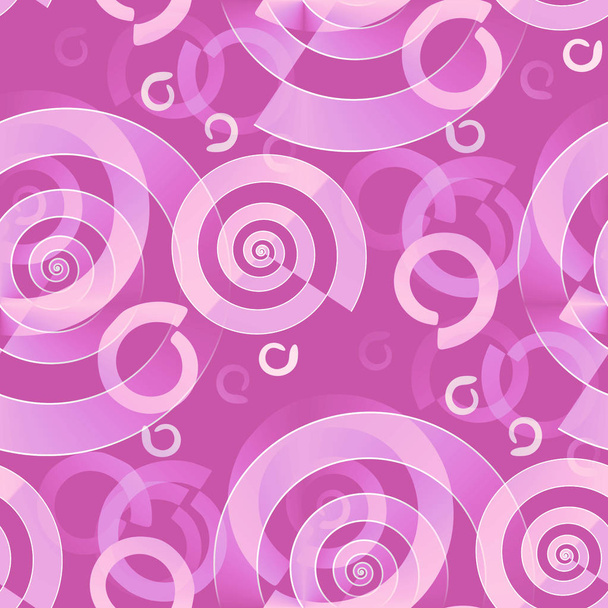 Nakładanie spiralny wzór różowy fioletowy - Zdjęcie, obraz