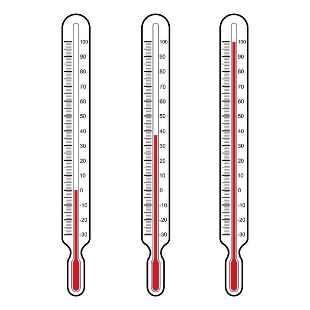 Thermometer-Vektordarstellung - Vektor, Bild