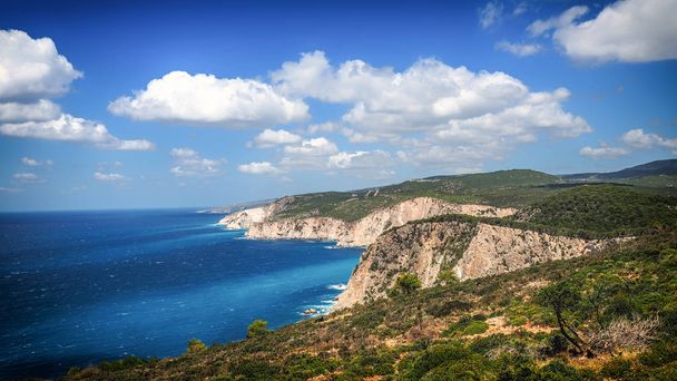 Panorama da ilha de Zakynthos em um dia ensolarado de verão
 - Foto, Imagem