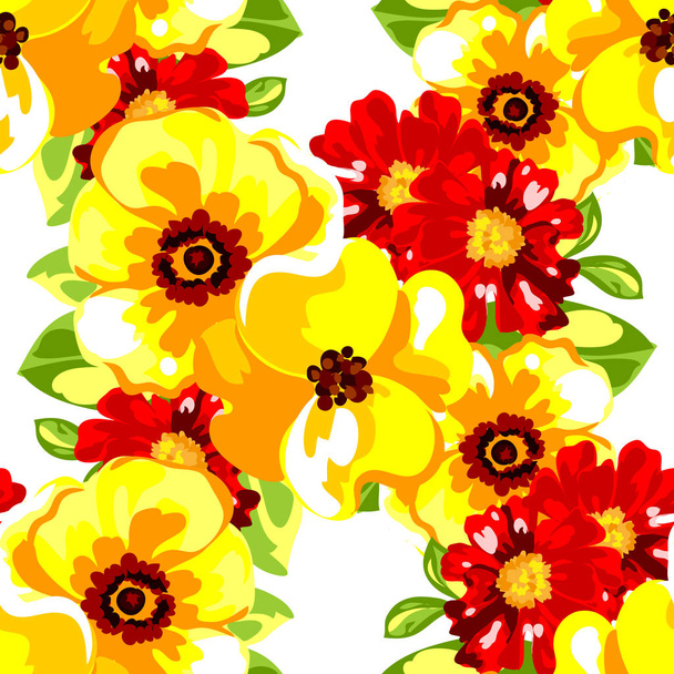 seamless floral pattern  - Vetor, Imagem