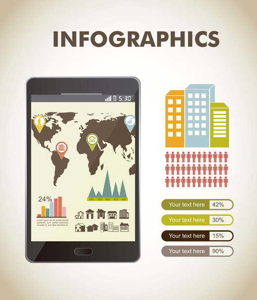 infographics - Vektor, Bild