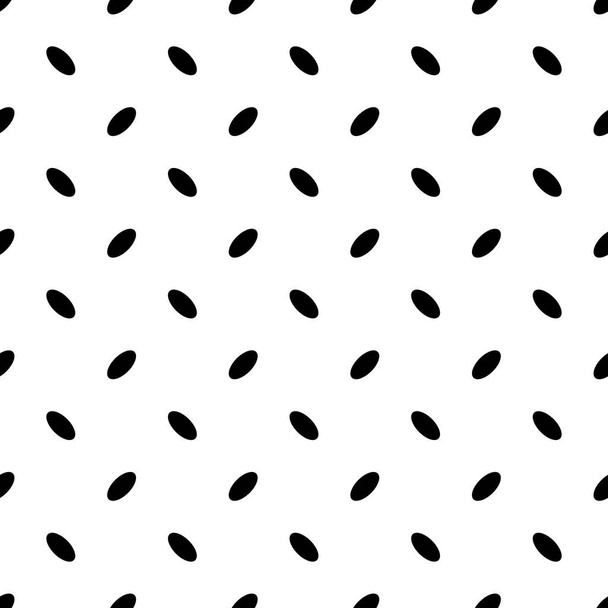 Patrón de elipse geométrica abstracta repetida en blanco y negro: diseño de fondo vectorial a partir de formas ovales curvas
 - Vector, imagen