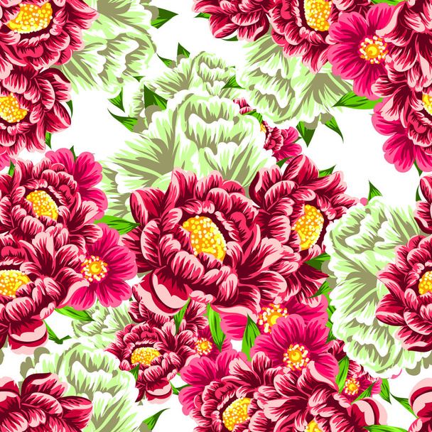 Vintage style floral background - Vektor, Bild